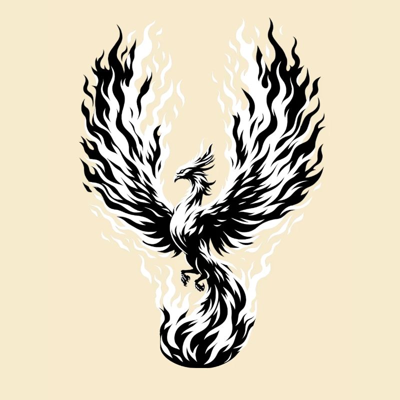 Phoenix from the Ashes | phoenix rising from flames