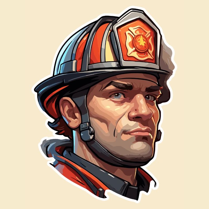 Firefighter / Fire / Fire / Extinguish / Hero