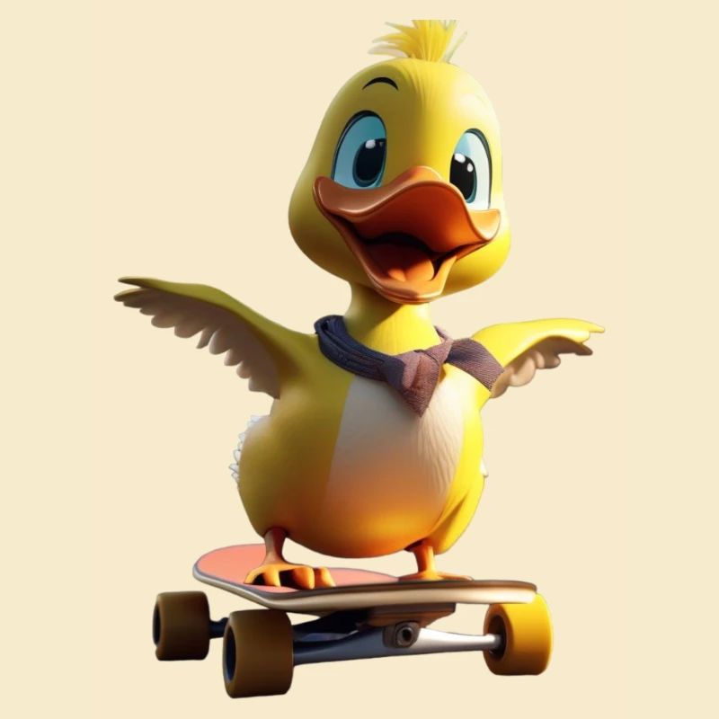 Skating Duck