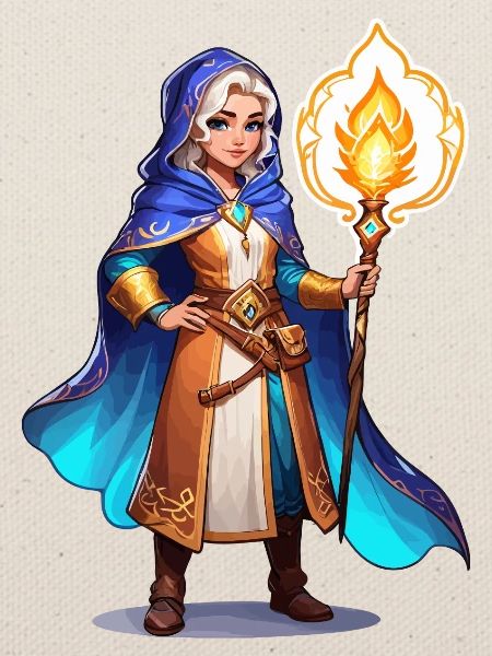 Zauberin Fantasy Illustration