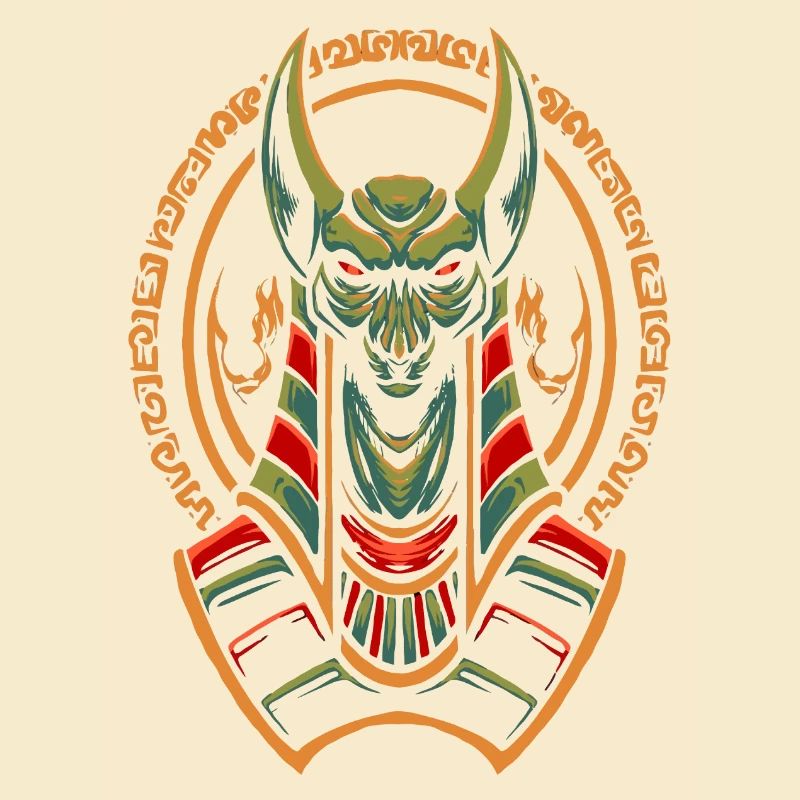 Hiéroglyphe égyptien drapeau du Nil pyramide du pharaon Le Caire