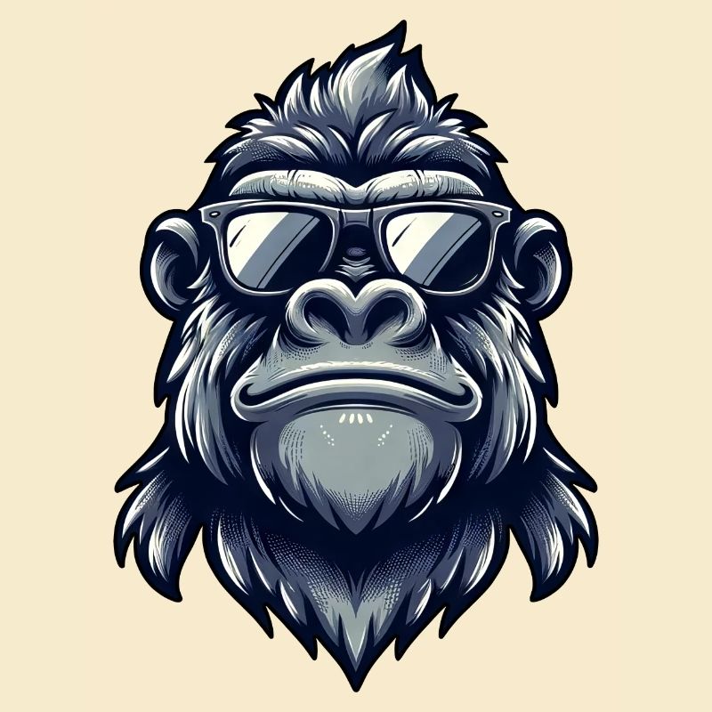 Lunettes de soleil Cool Gorille Monkey