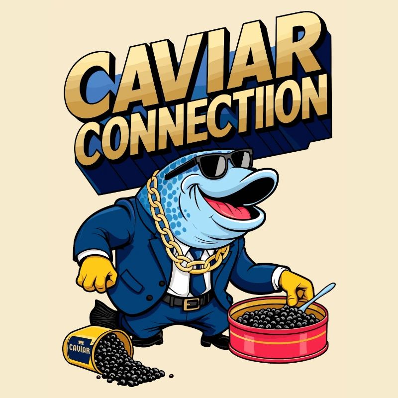 Vendeur de caviar