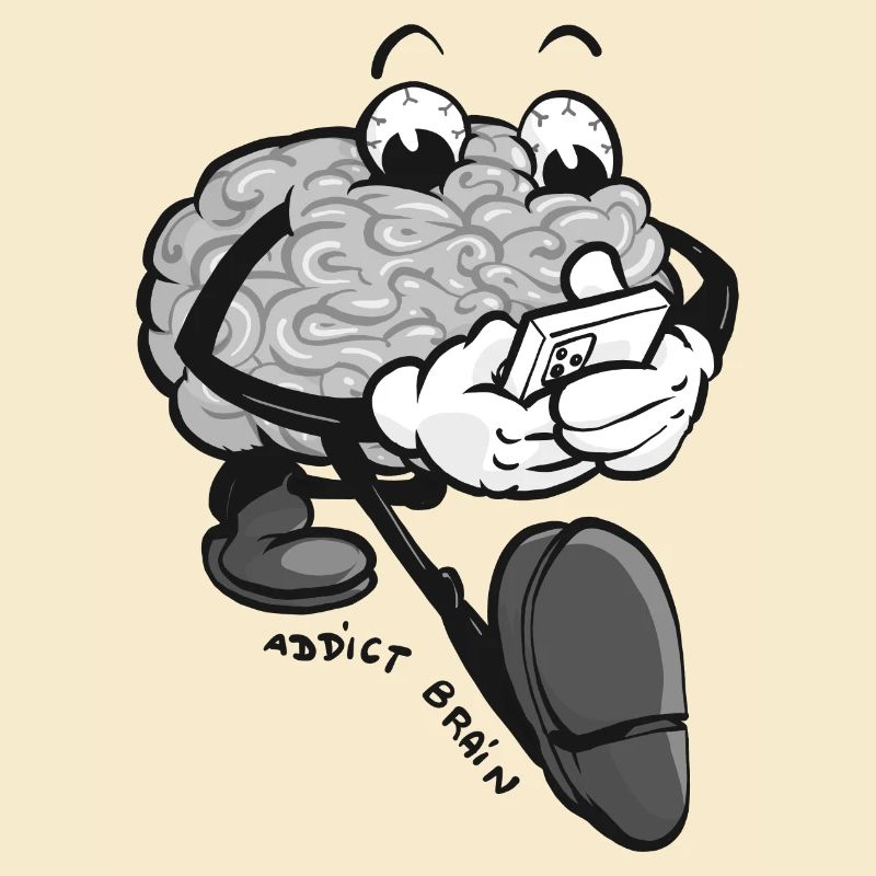 Brain Addict - grey version