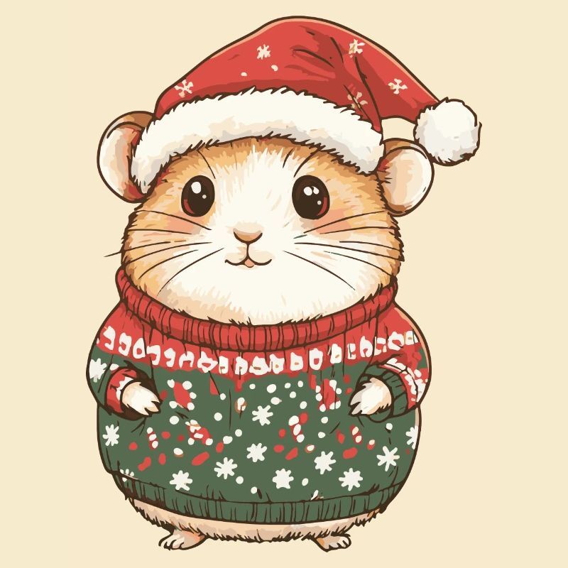 Noël hamster