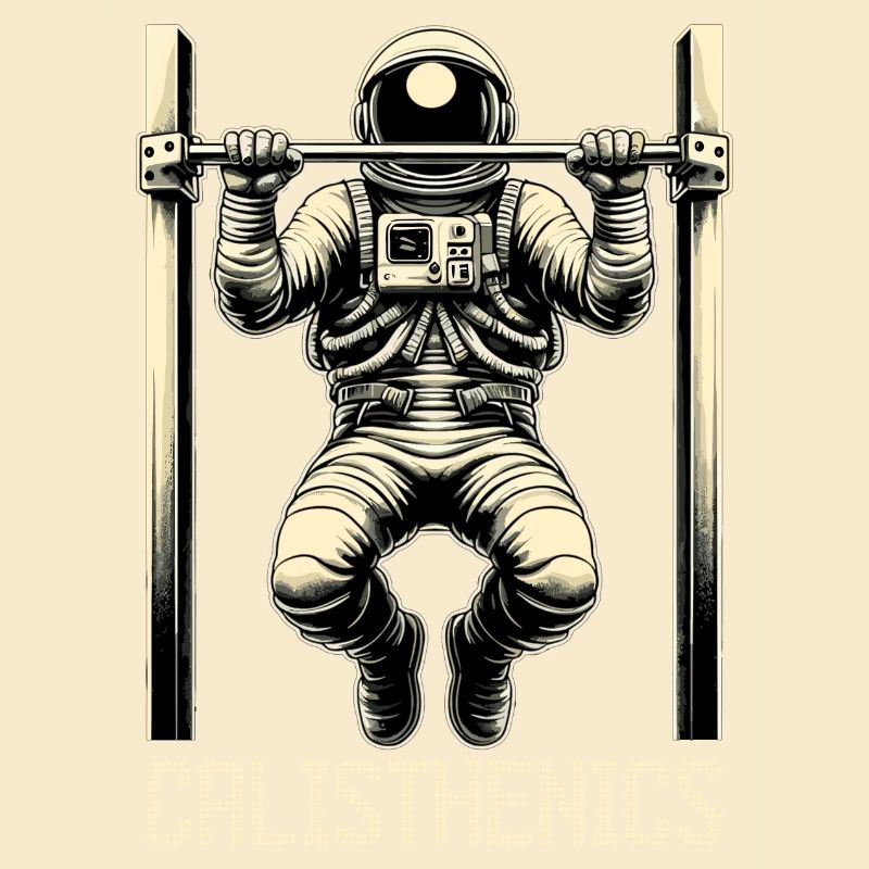 Calisthenics Astronaut Pull-ups Gift