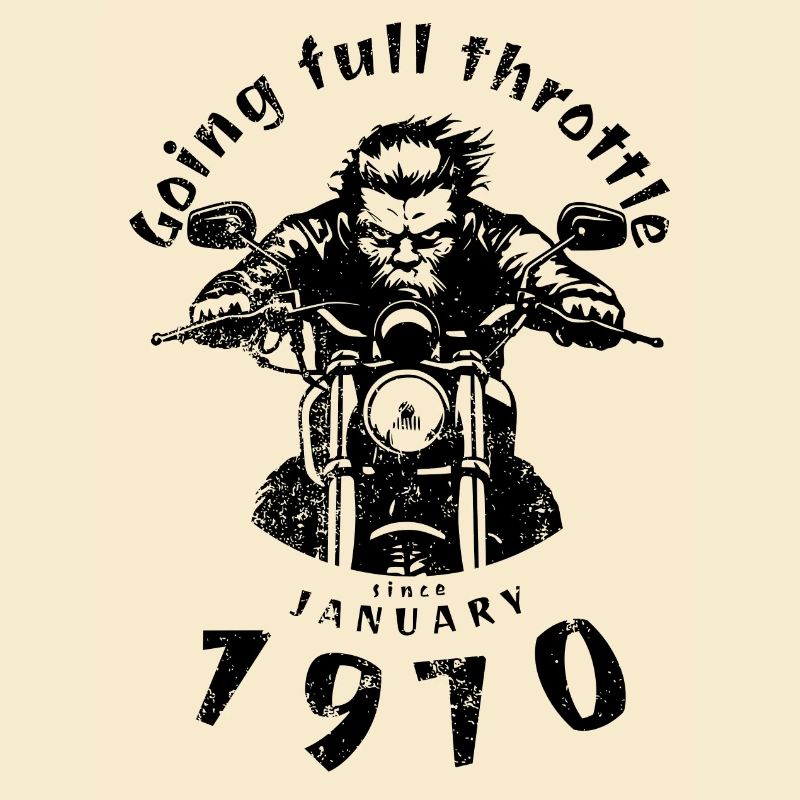 55. Birthday Going full throttle since 01/1970
