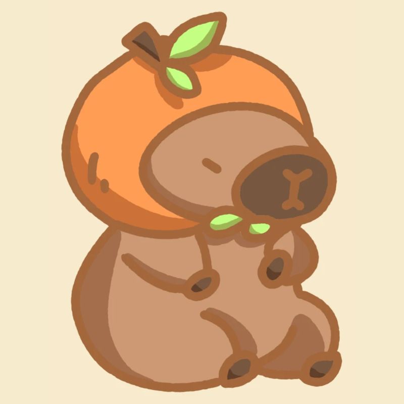Capibara Orange