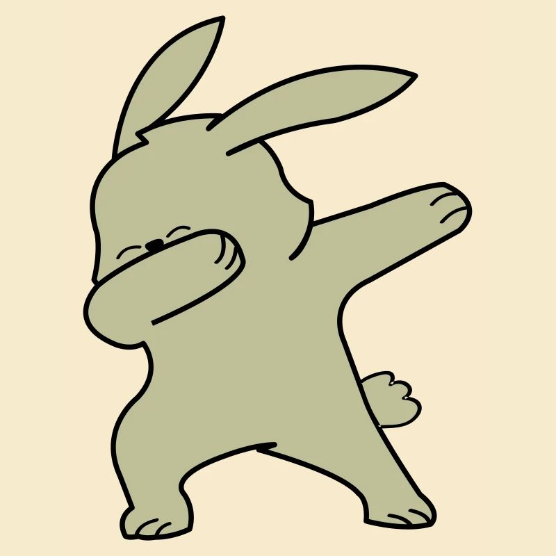 Dabbing Lapin