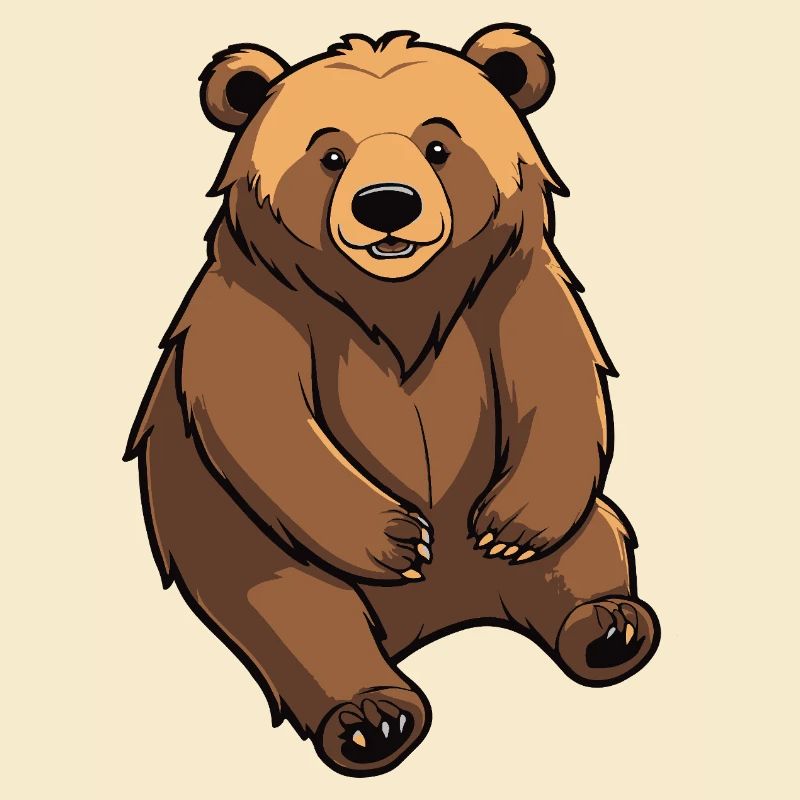 Ours mignon - Conception d’animaux
