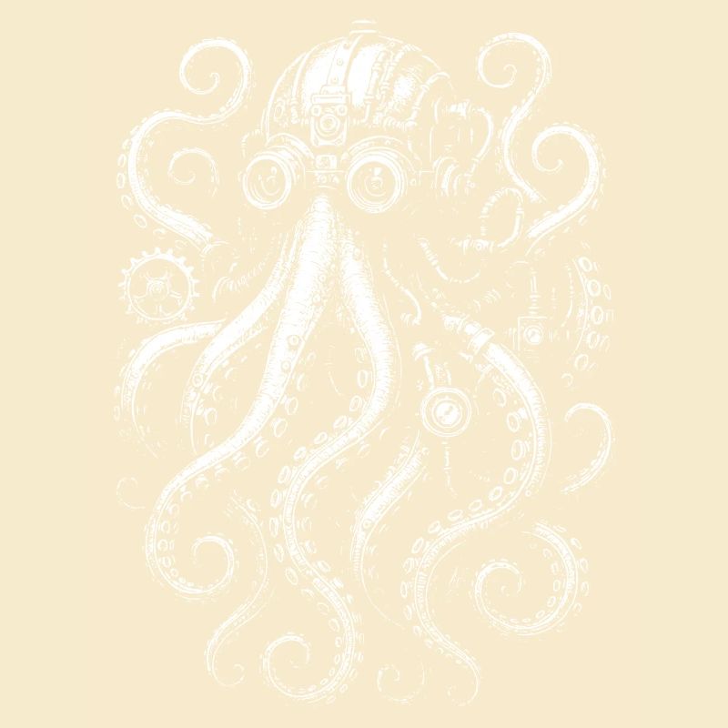 Design Steampunk Octopus