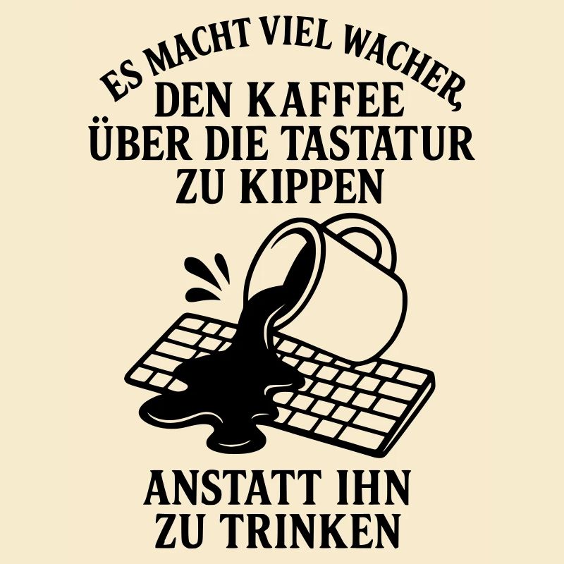 Clavier à café stimulant