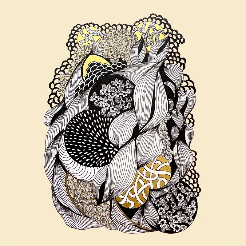 Intertwined Flower Pattern