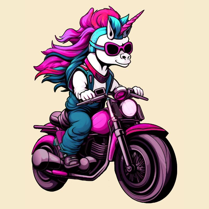 Motorrad Einhörner