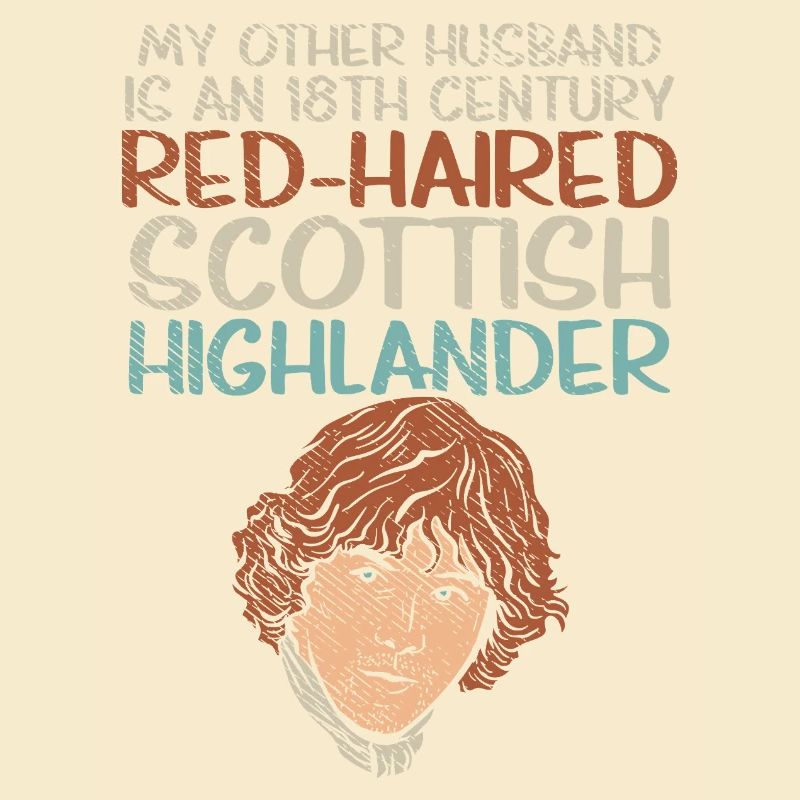 Red-Haired Scottish Highlander Husband Design