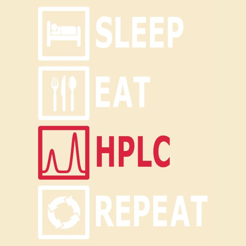 HPLC Performance Chromatography Eat Sleep Repeat
