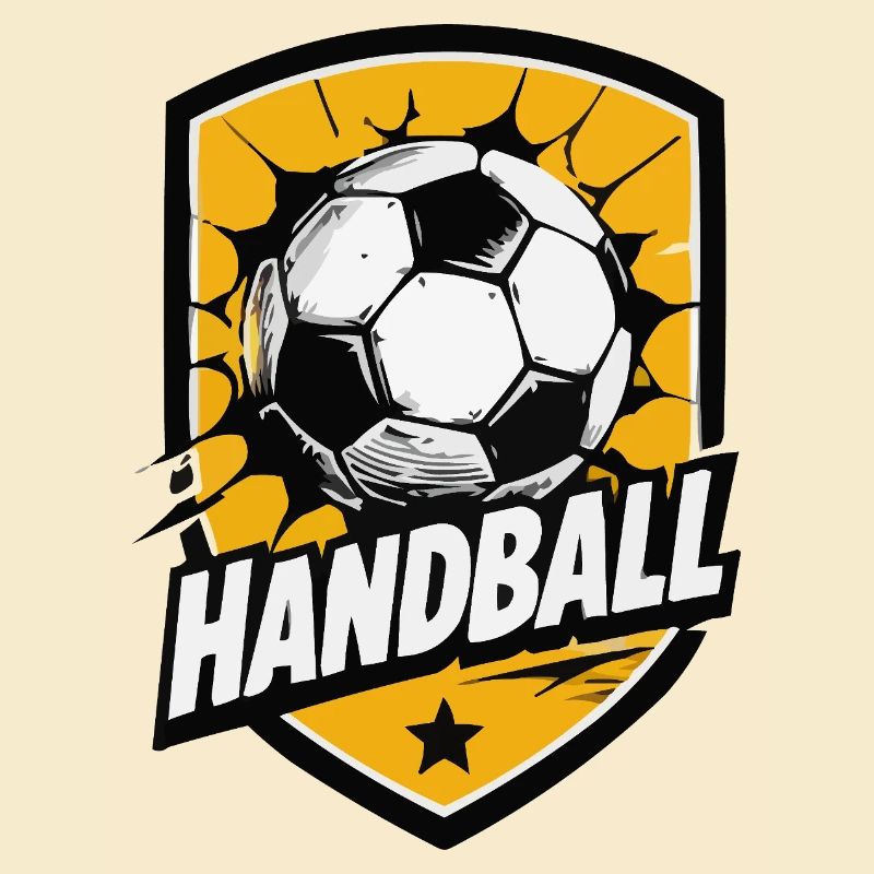 Explosion du bouclier de handball