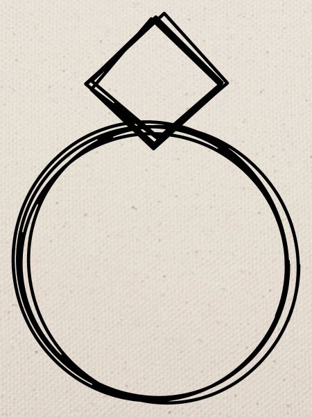 Ring handgezeichnet