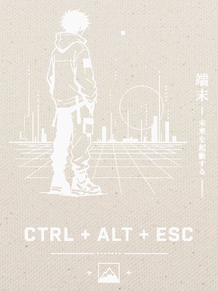 Ctrl Alt Esc Neon Skyline