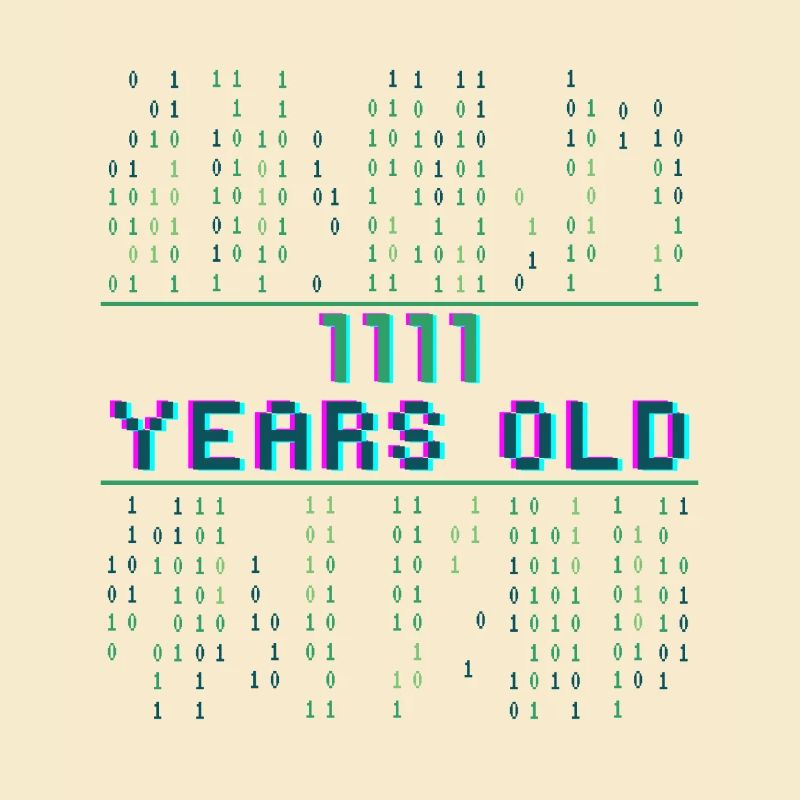 15th Birthday 15 Year Old Binary Code Coder
