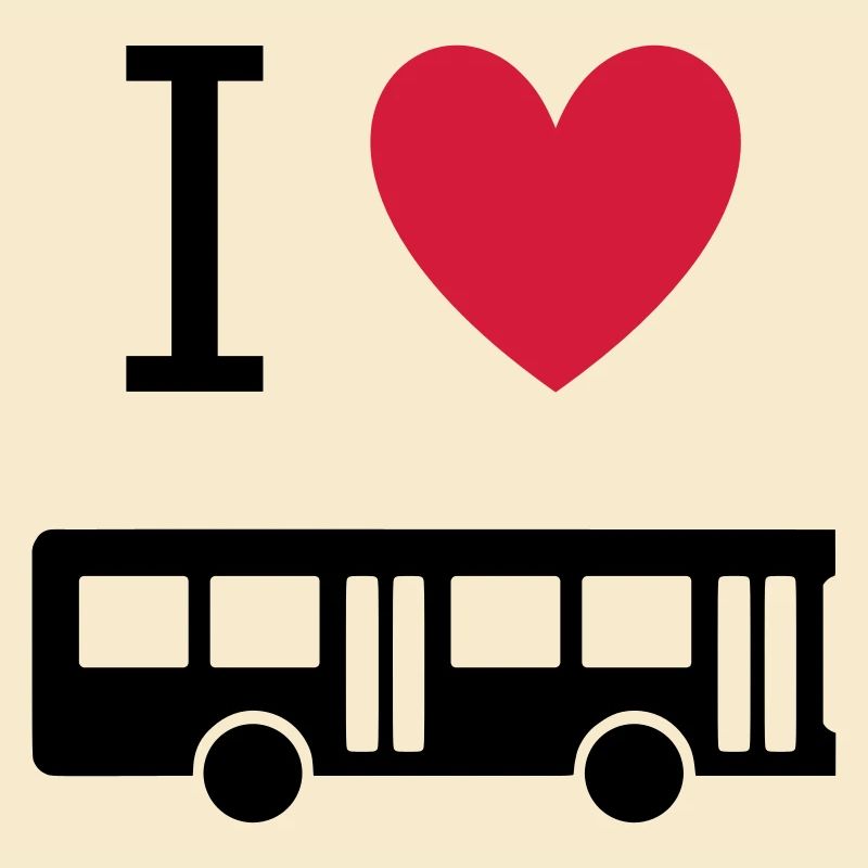 ★ Couleurs de conception modifiables ★ J'aime les bus