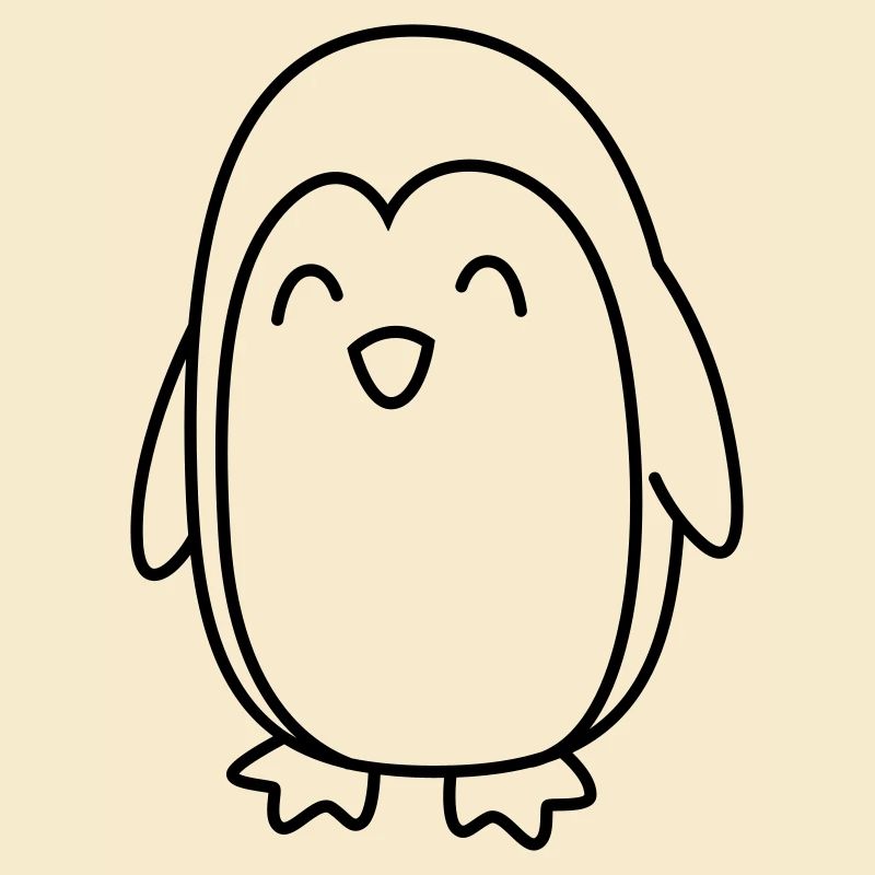 Pinguin Comic Tier