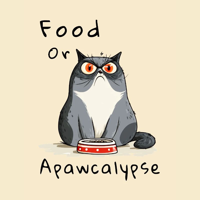 Futter oder Apokalypse – Katzenhumor