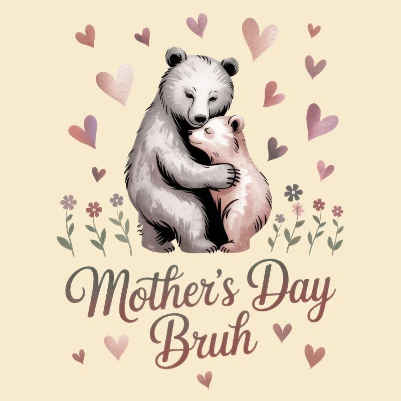 Muttertag Bruh Mutter Bär Mama