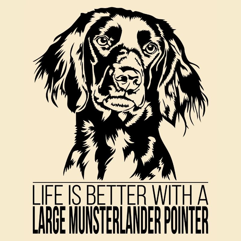 Large Munsterlander Pointer life is better Hunde