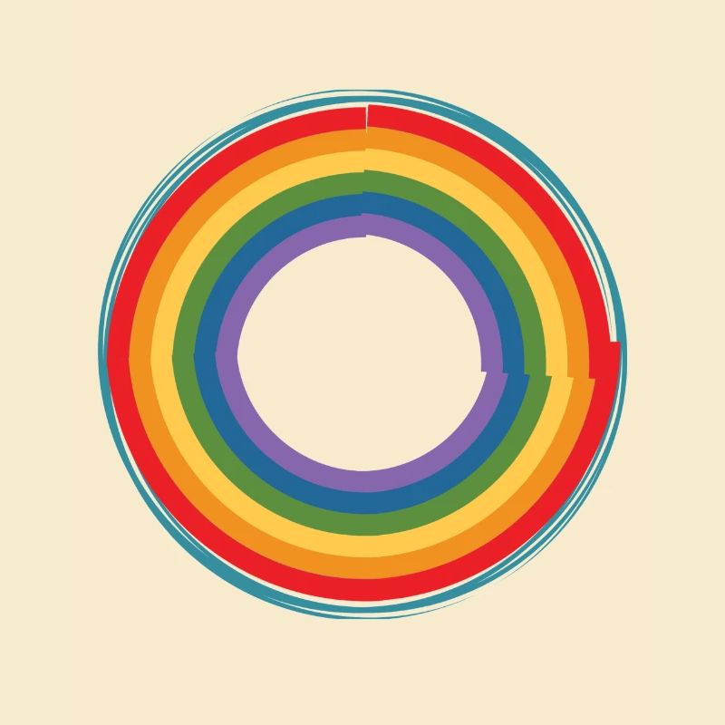 Rainbow circle