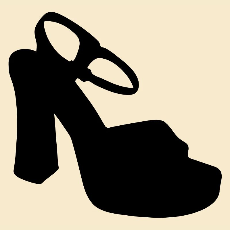 Vector highheels Silhouette