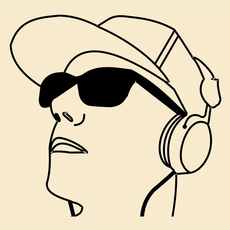 Mitch, Kopf, Sonnenbrille, Kopfhörer, Gesicht