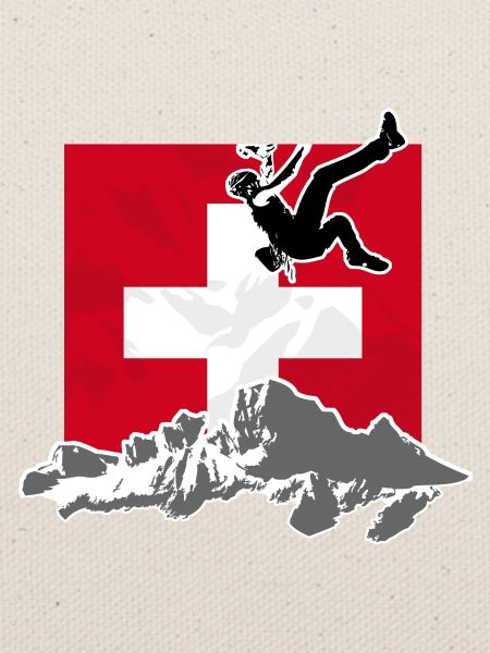 Climbing - Moutains & Swiss Flag