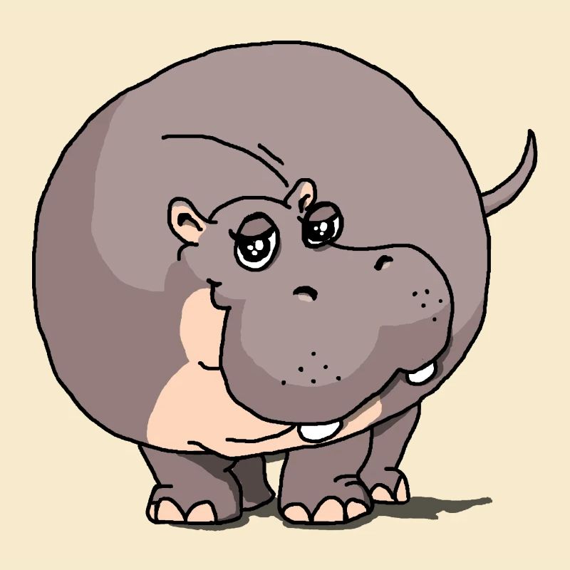 süßes Nilpferd