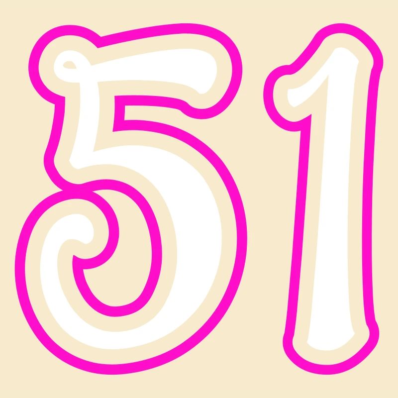 51 Zahl nummer