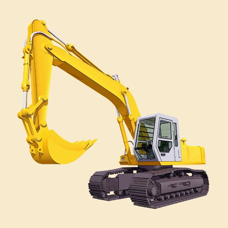 Gelber Bagger, Schaufelbagger