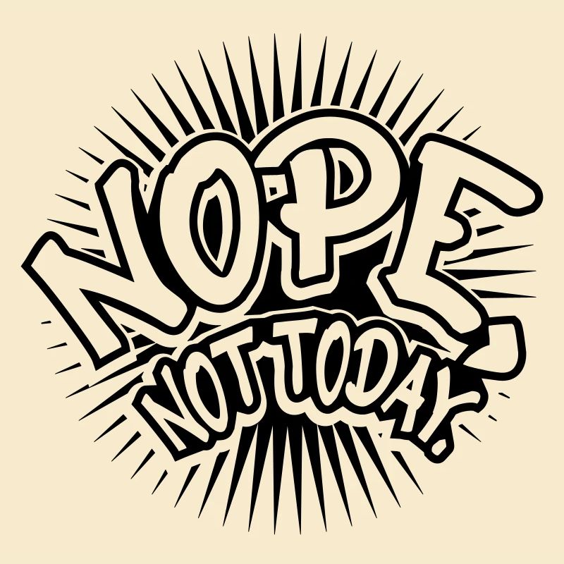 Nope Comic Schrift
