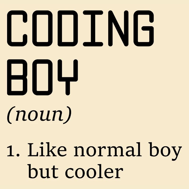 Coding Boy Definition Noun Software Developer Prog