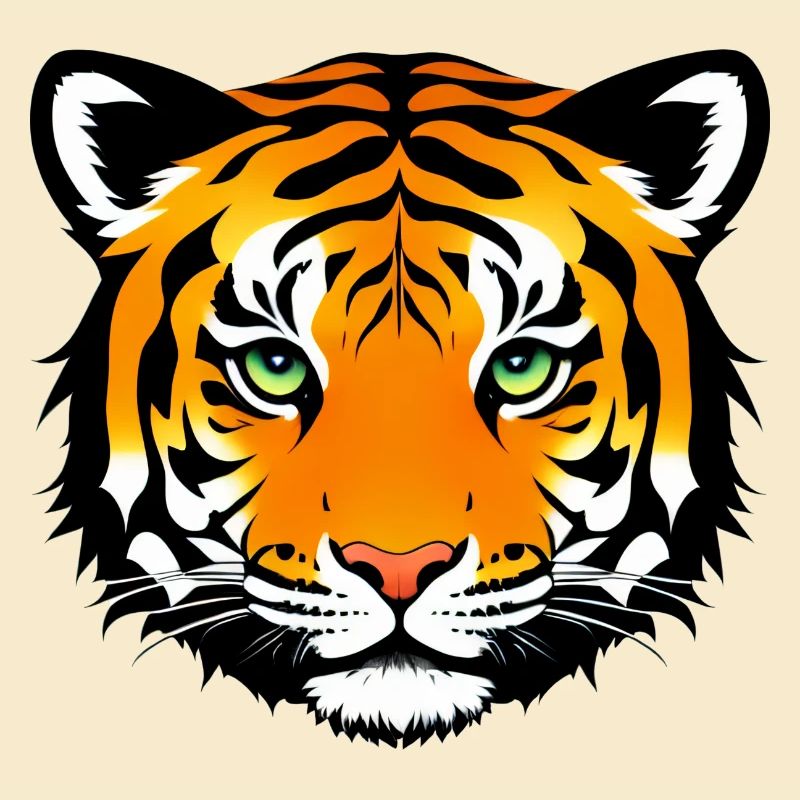 Comic Tiger Mignon Drôle Cool Dessin animé 5