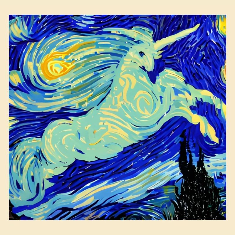 Einhorn Kunstwerk
