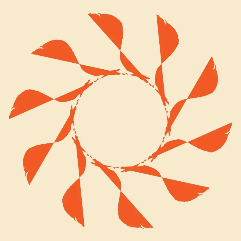 Windmill, Flower, Random Pattern, Vectorgraphic