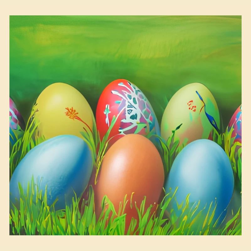 colorful Easter eggs