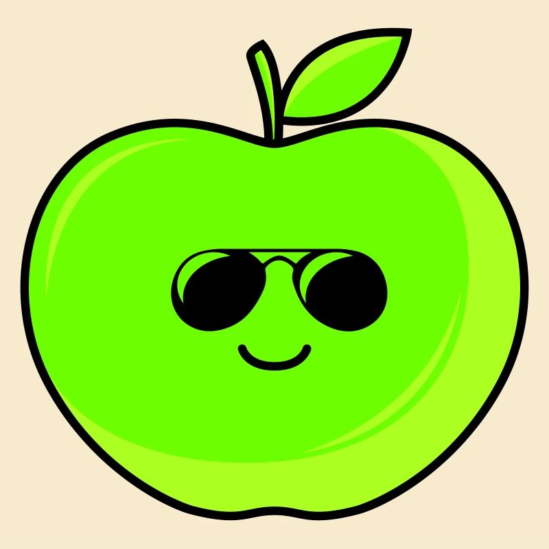cooler apfel