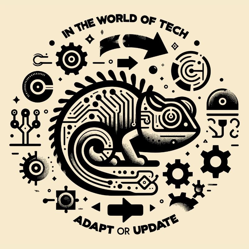 In der Welt der Technik anpassen oder aktualisieren