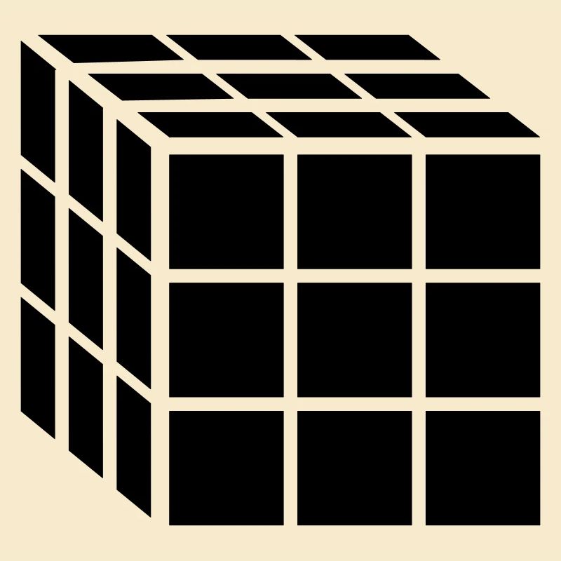 Cube de bloc 3x3