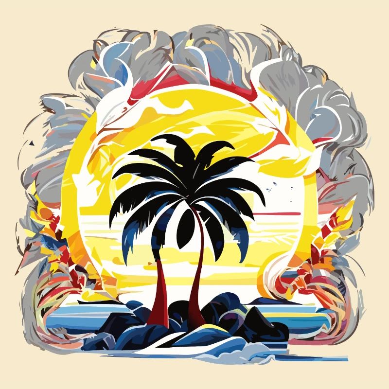 Palms in the Sun (Artwork Collection)