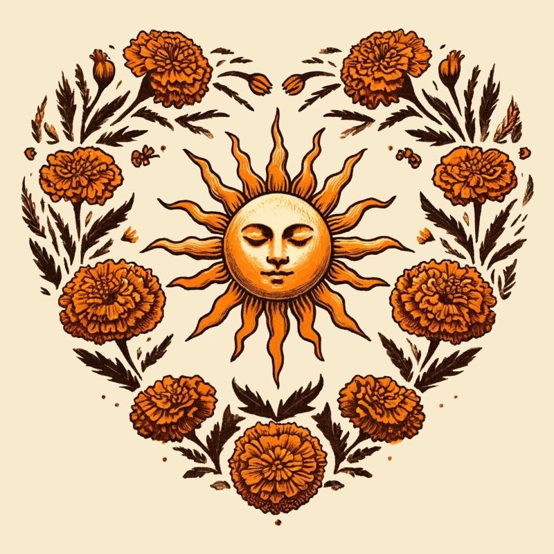 Retro-Sonnenschein