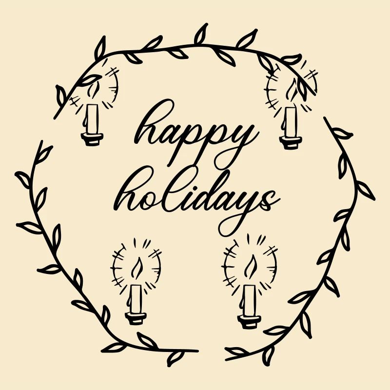 Avent Advetskranz Joyeuses Fêtes