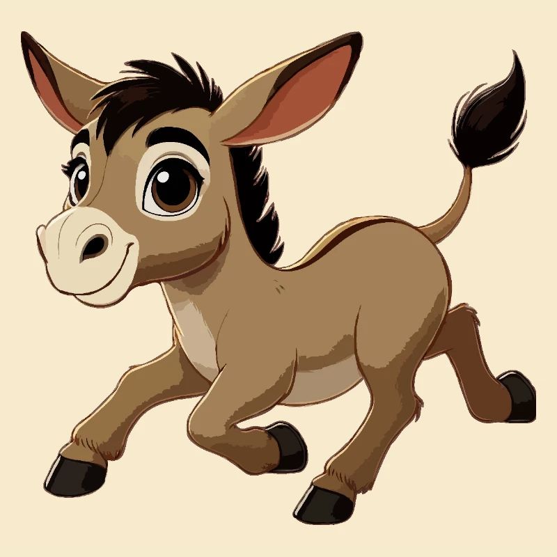 Brun âne