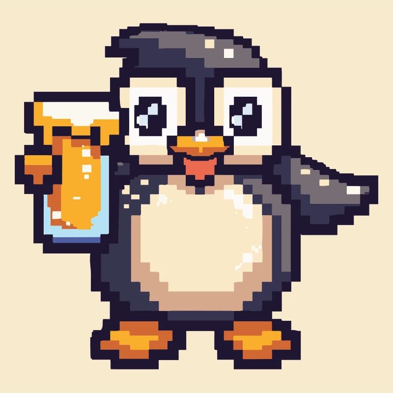 Penguin Pixel Beer
